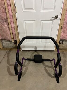 Original Ab Roller Plus | Purple & Black | 1990s Classic | Stabilizer Legs + VHS